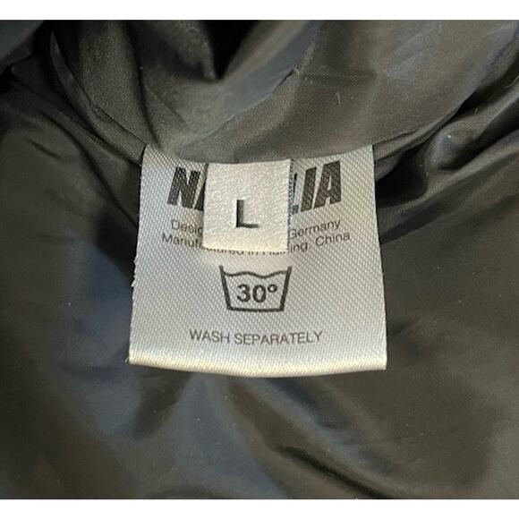 Namila Vulva Sleeve Crop Bomber Jacket Tactical Design Grunge Emo Size Large - Picture 14 of 15